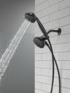 DELTA Universal Showering Components 5 function Combo Pack with Anywhere Mount — Matte Black
