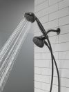 DELTA Universal Showering Components 5 function Combo Pack with Anywhere Mount — Matte Black