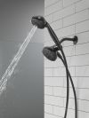 DELTA Universal Showering Components 5 function Combo Pack with Anywhere Mount — Matte Black