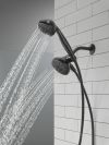 DELTA Universal Showering Components 5 function Combo Pack with Anywhere Mount — Matte Black