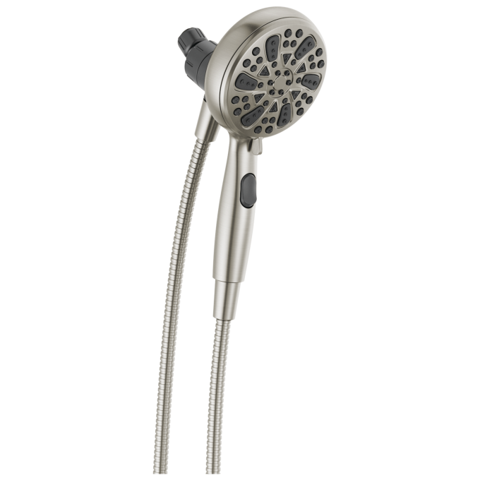 DELTA Universal Showering Components 6-Setting SureDock Magnetic Hand Shower — Satin Nickel