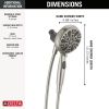 DELTA Universal Showering Components 6-Setting SureDock Magnetic Hand Shower — Satin Nickel