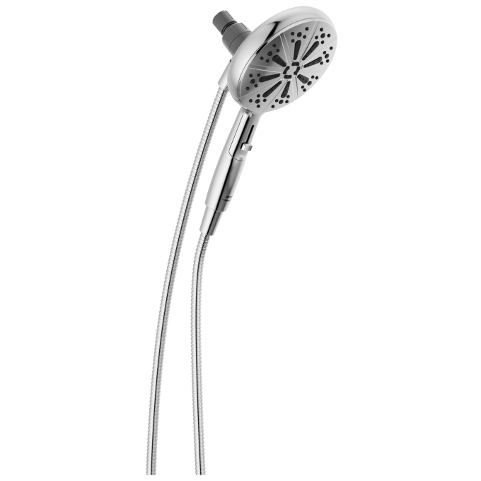 DELTA Universal Showering Components 6-Setting SureDock Magnetic Hand Shower — Chrome