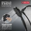 DELTA Universal Showering Components 6-Setting SureDock Magnetic Hand Shower — Matte Black