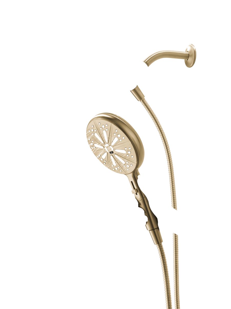 DELTA Universal Showering Components 6-Setting SureDock Magnetic Hand Shower — Champagne Bronze