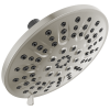 DELTA Universal Showering Components 4 Setting Shower Head — Spotshield Brushed Nickel