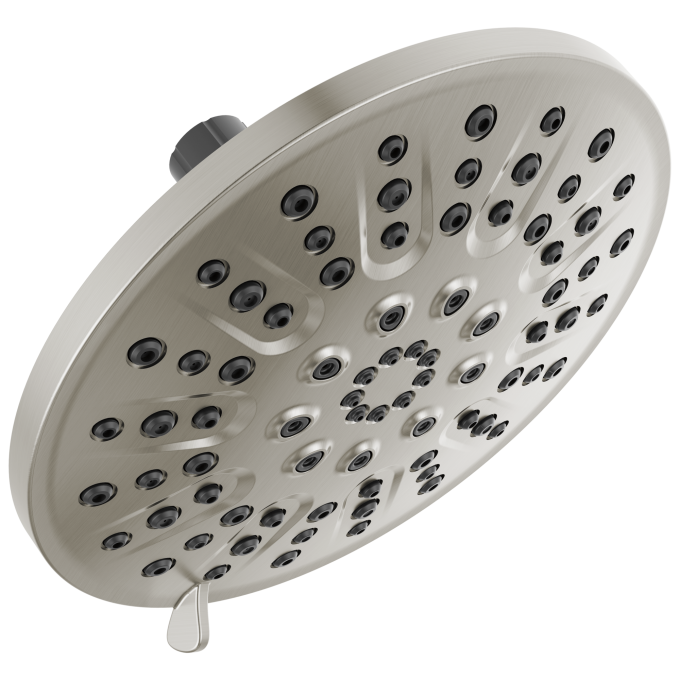 DELTA Universal Showering Components 4 Setting Shower Head — Spotshield Brushed Nickel