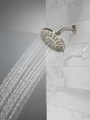 DELTA Universal Showering Components 4 Setting Shower Head — Spotshield Brushed Nickel