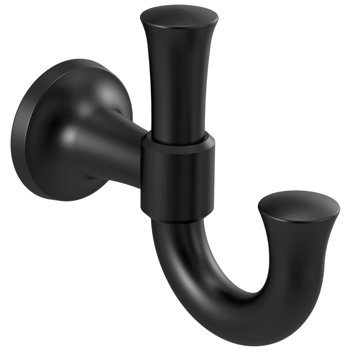 DELTA Dorval Robe Hook — Matte Black