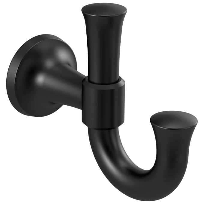 DELTA Dorval Robe Hook — Matte Black
