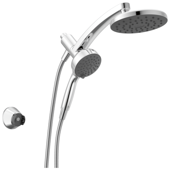 DELTA Universal Showering Components PivotPro 3-in-1 Combination Shower with TouchClean Spray Face — Chrome