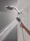 DELTA Universal Showering Components PivotPro 3-in-1 Combination Shower with TouchClean Spray Face — Chrome