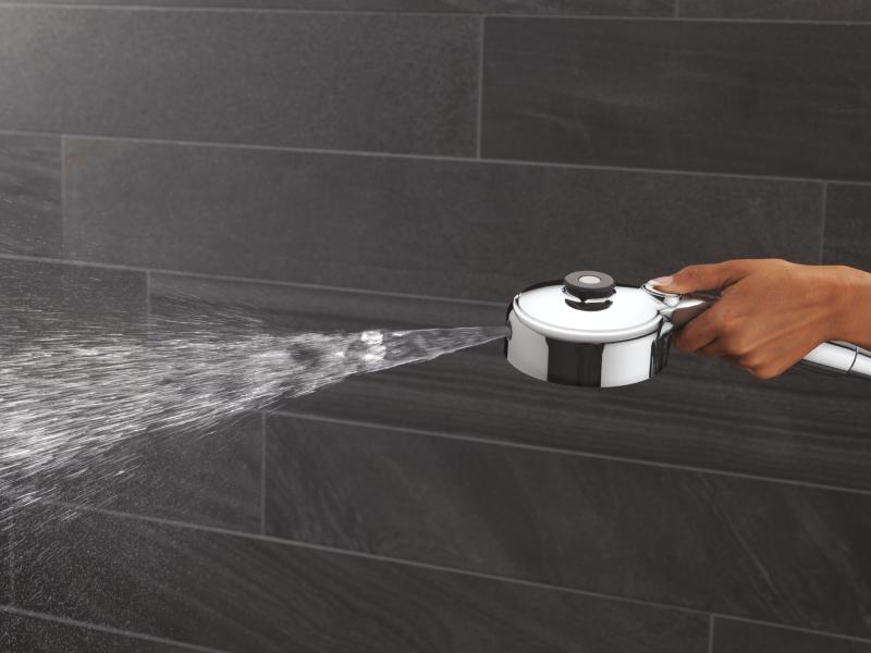 DELTA Universal Showering Components PivotPro 3-in-1 Combination Shower with TouchClean Spray Face — Chrome