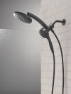 DELTA Universal Showering Components PivotPro 3-in-1 Combination Shower with TouchClean Spray Face — Matte Black
