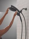 DELTA Universal Showering Components PivotPro 3-in-1 Combination Shower with TouchClean Spray Face — Matte Black
