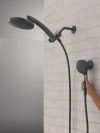 DELTA Universal Showering Components PivotPro 3-in-1 Combination Shower with TouchClean Spray Face — Matte Black