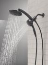 DELTA Universal Showering Components PivotPro 3-in-1 Combination Shower with TouchClean Spray Face — Matte Black