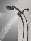 DELTA Universal Showering Components PivotPro 3-in-1 Combination Shower with TouchClean Spray Face — Matte Black