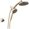 DELTA Universal Showering Components PivotPro 3-in-1 Combination Shower with TouchClean Spray Face — Champagne Bronze
