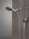 DELTA Universal Showering Components PivotPro 3-in-1 Combination Shower with TouchClean Spray Face — Spotshield Brushed Nickel