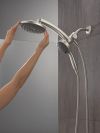 DELTA Universal Showering Components PivotPro 3-in-1 Combination Shower with TouchClean Spray Face — Spotshield Brushed Nickel