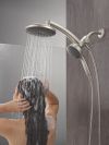 DELTA Universal Showering Components PivotPro 3-in-1 Combination Shower with TouchClean Spray Face — Spotshield Brushed Nickel