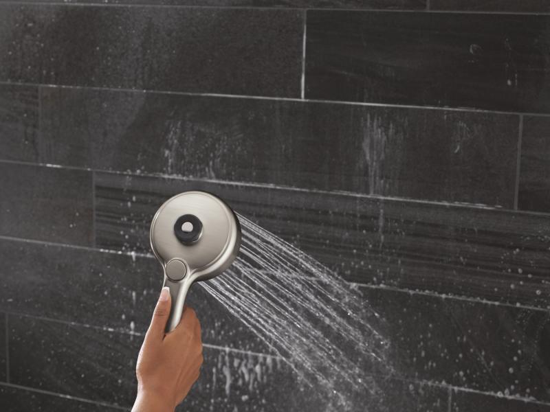 DELTA Universal Showering Components PivotPro 3-in-1 Combination Shower with TouchClean Spray Face — Spotshield Brushed Nickel