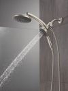 DELTA Universal Showering Components PivotPro 3-in-1 Combination Shower with TouchClean Spray Face — Spotshield Brushed Nickel