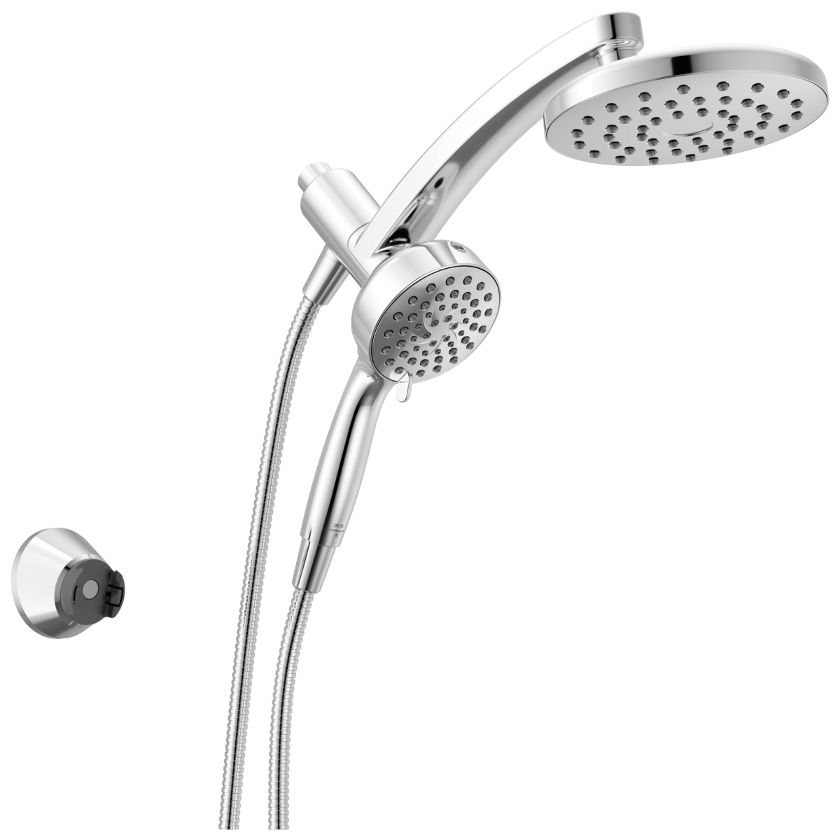DELTA Universal Showering Components PivotPro 3-in-1 Combination Shower — Chrome