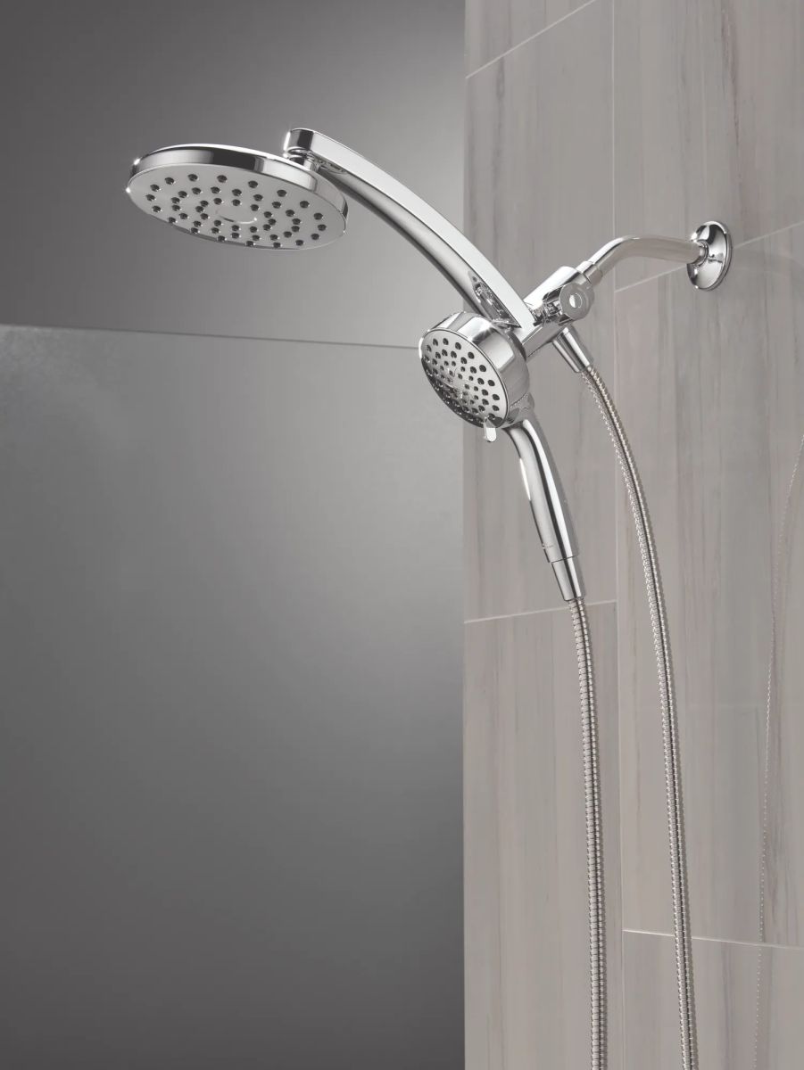 DELTA Universal Showering Components PivotPro 3-in-1 Combination Shower — Chrome