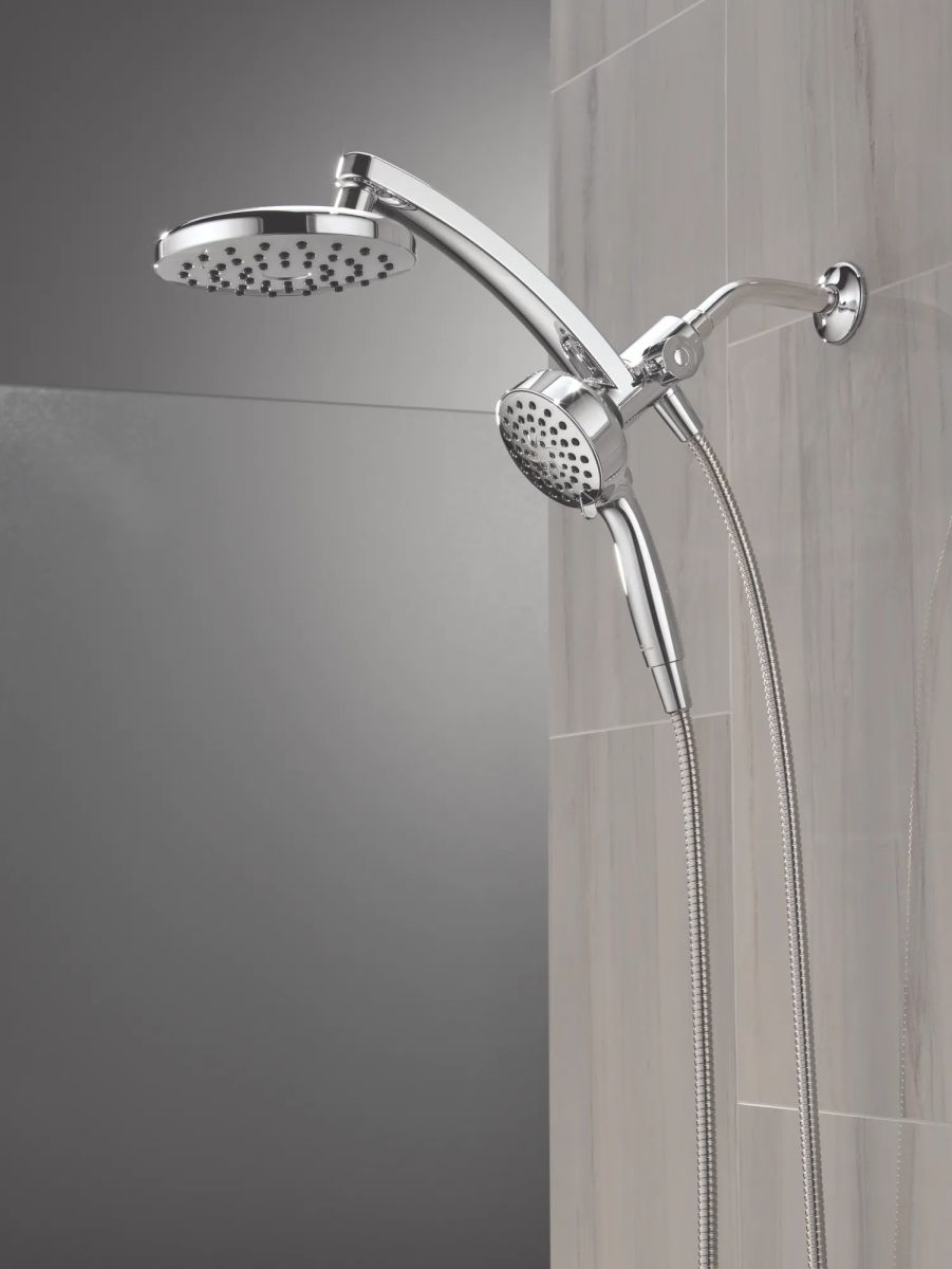 DELTA Universal Showering Components PivotPro 3-in-1 Combination Shower — Chrome