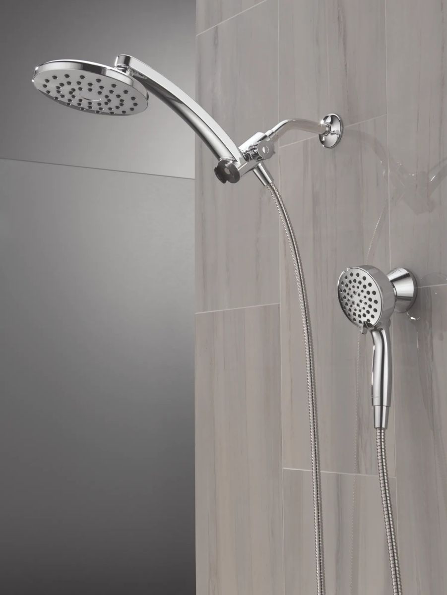 DELTA Universal Showering Components PivotPro 3-in-1 Combination Shower — Chrome