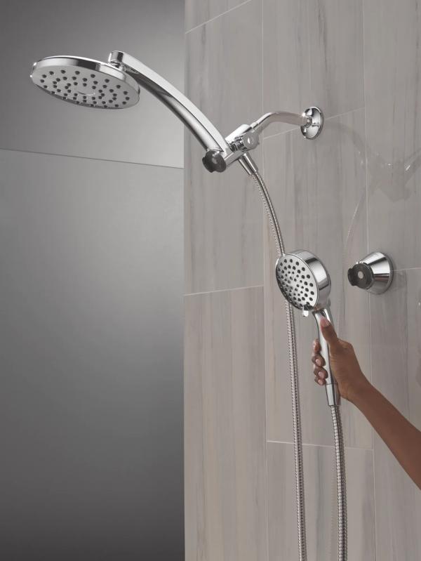 DELTA Universal Showering Components PivotPro 3-in-1 Combination Shower — Chrome