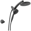 DELTA Universal Showering Components PivotPro 3-in-1 Combination Shower — Matte Black