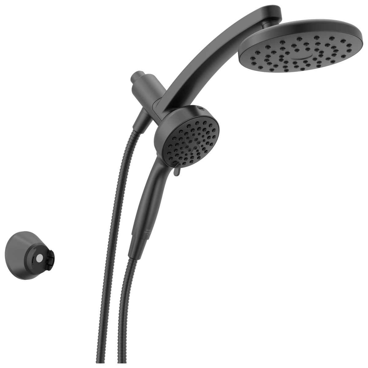 DELTA Universal Showering Components PivotPro 3-in-1 Combination Shower — Matte Black