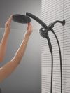 DELTA Universal Showering Components PivotPro 3-in-1 Combination Shower — Matte Black