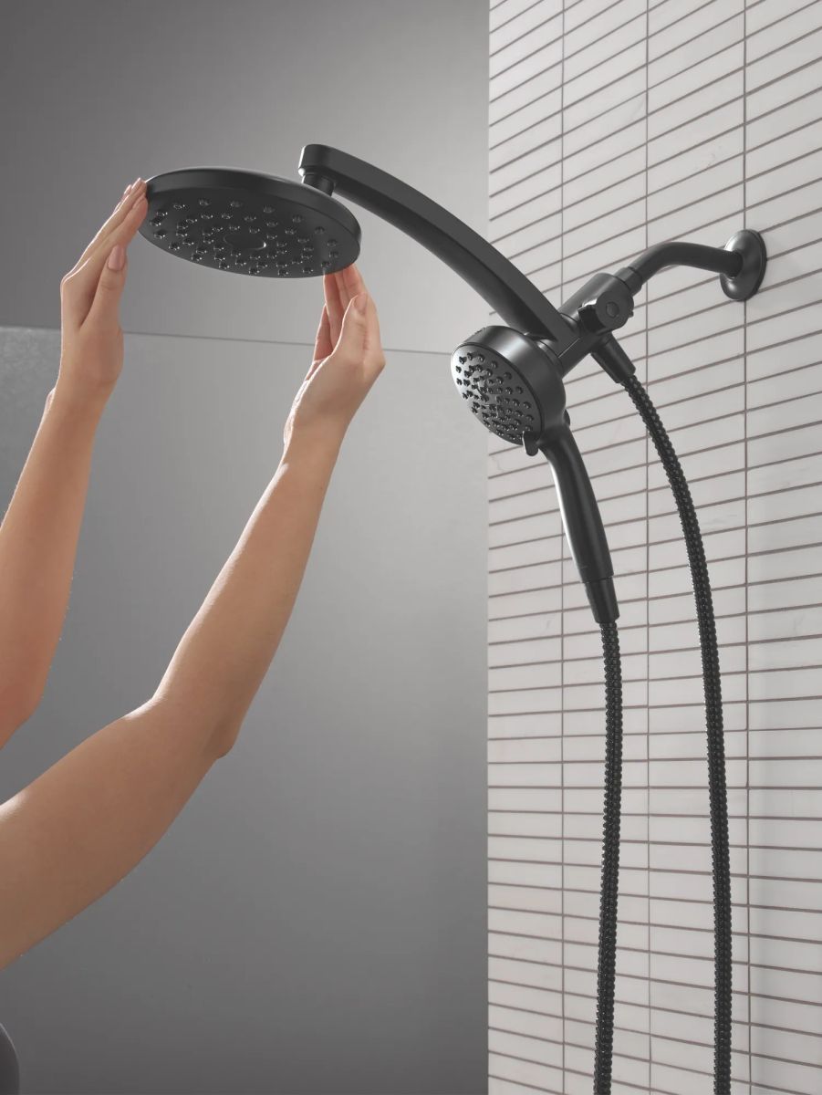 DELTA Universal Showering Components PivotPro 3-in-1 Combination Shower — Matte Black
