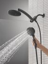 DELTA Universal Showering Components PivotPro 3-in-1 Combination Shower — Matte Black