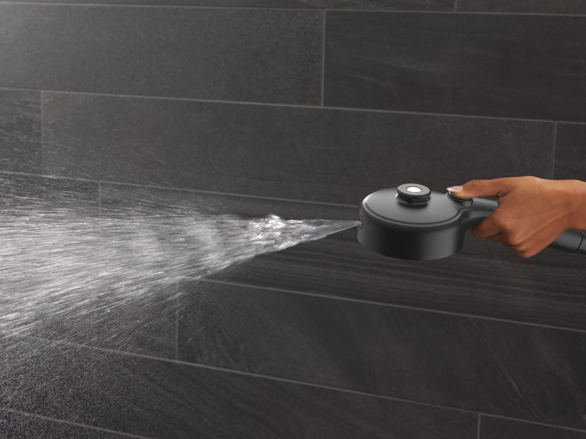 DELTA Universal Showering Components PivotPro 3-in-1 Combination Shower — Matte Black
