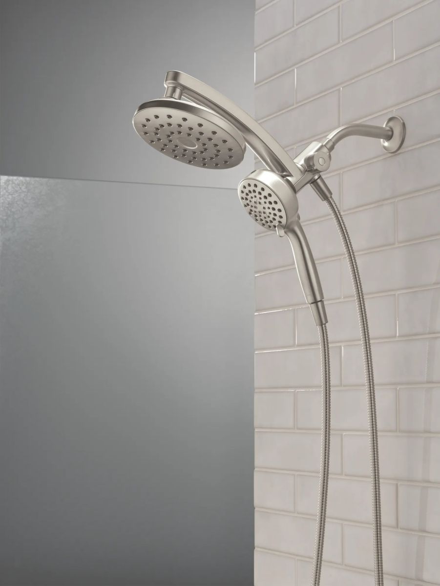 DELTA Universal Showering Components PivotPro 3-in-1 Combination Shower — Spotshield Brushed Nickel