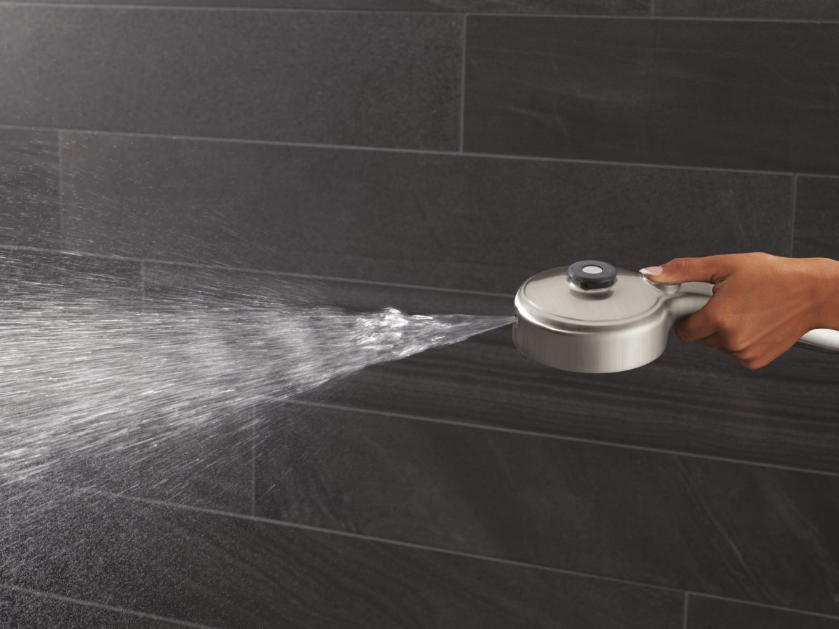 DELTA Universal Showering Components PivotPro 3-in-1 Combination Shower — Spotshield Brushed Nickel