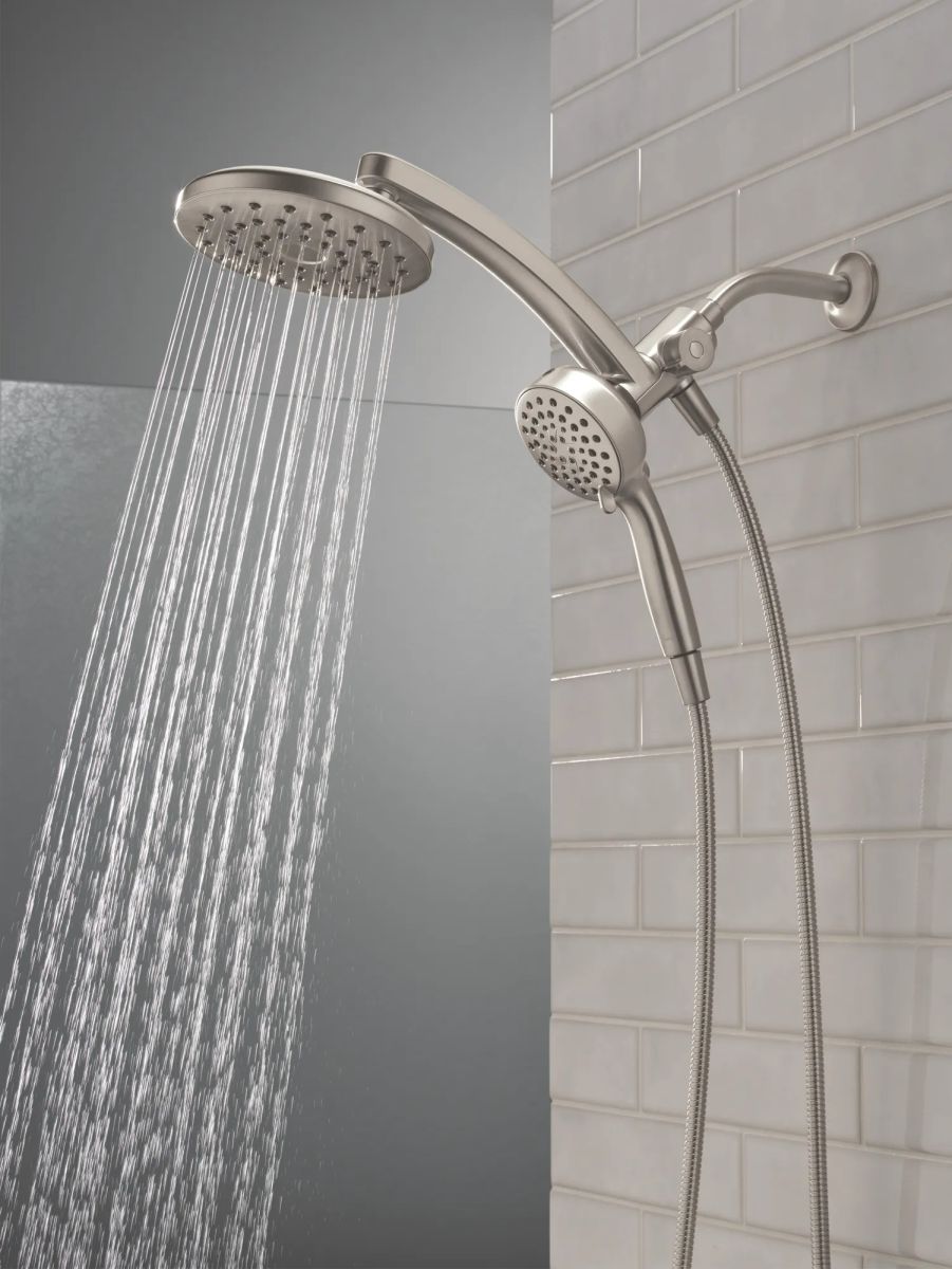 DELTA Universal Showering Components PivotPro 3-in-1 Combination Shower — Spotshield Brushed Nickel