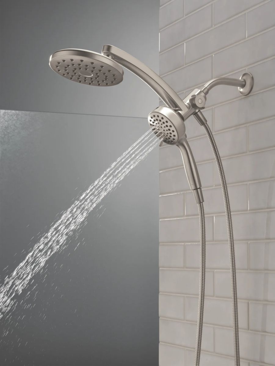 DELTA Universal Showering Components PivotPro 3-in-1 Combination Shower — Spotshield Brushed Nickel