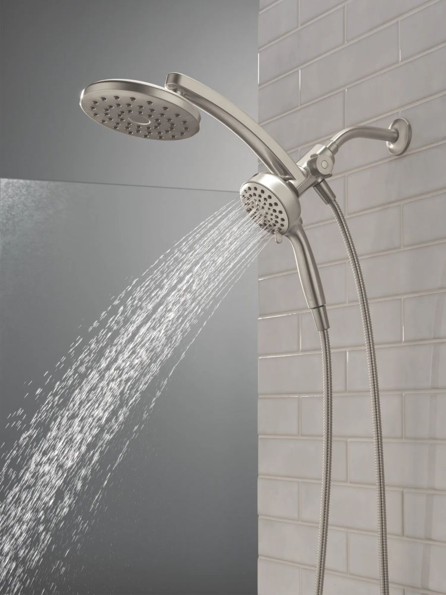 DELTA Universal Showering Components PivotPro 3-in-1 Combination Shower — Spotshield Brushed Nickel