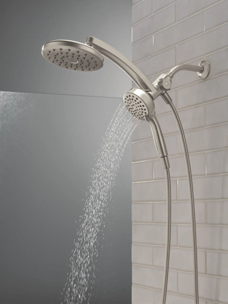 DELTA Universal Showering Components PivotPro 3-in-1 Combination Shower — Spotshield Brushed Nickel