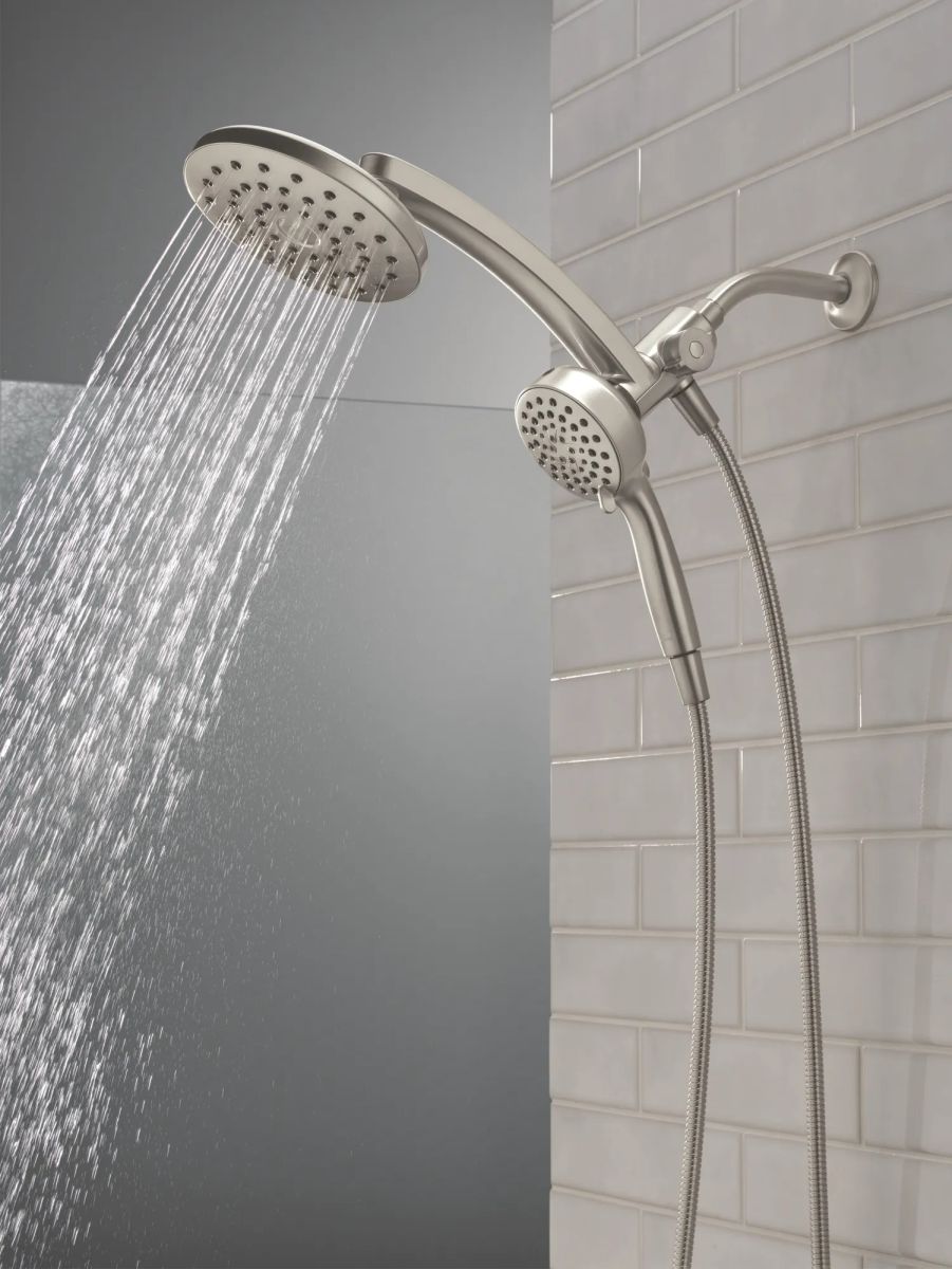 DELTA Universal Showering Components PivotPro 3-in-1 Combination Shower — Spotshield Brushed Nickel