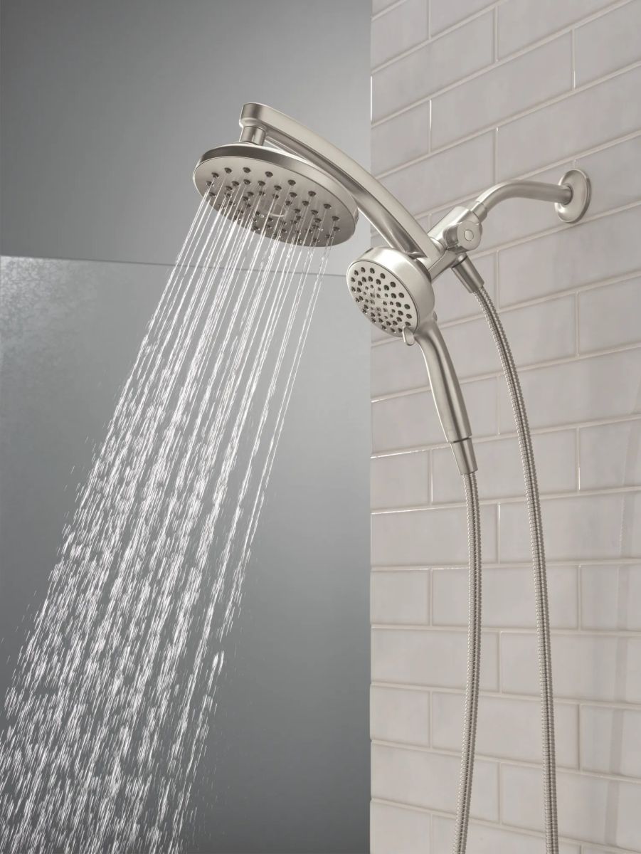 DELTA Universal Showering Components PivotPro 3-in-1 Combination Shower — Spotshield Brushed Nickel