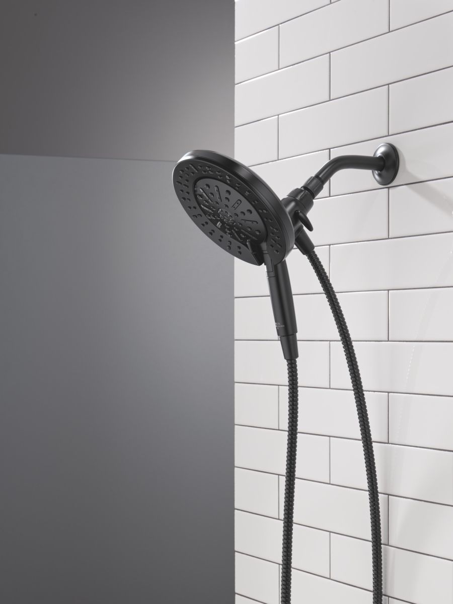 DELTA Universal Showering Components 6-Setting In2ition  with ProClean — Matte Black