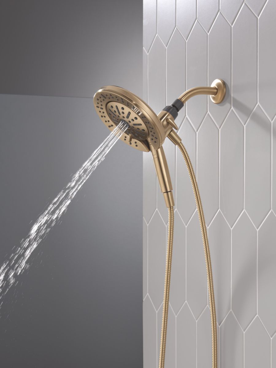 DELTA Universal Showering Components 6-Setting In2ition  with ProClean — Champagne Bronze