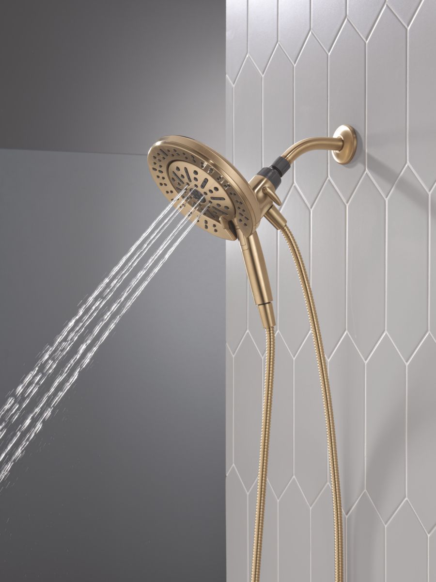 DELTA Universal Showering Components 6-Setting In2ition  with ProClean — Champagne Bronze